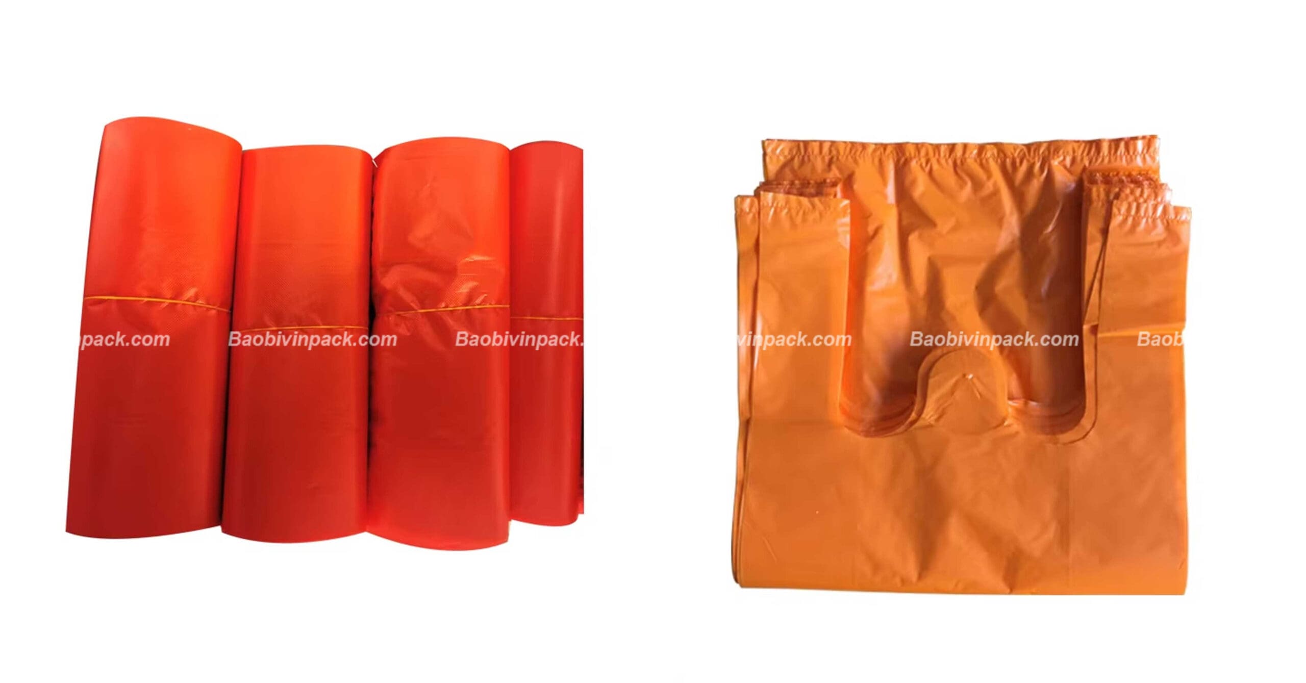 Một số mẫu túi xốp 2 quai HD phổ biến