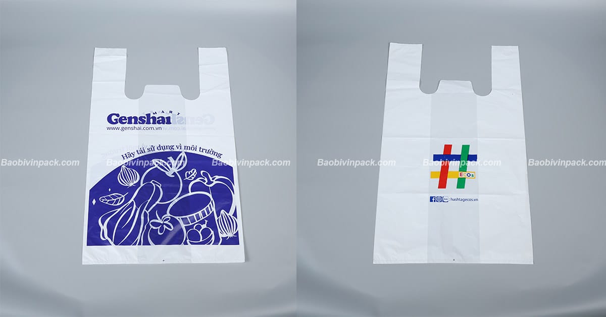 Túi xốp 2 quai siêu thị Vinpack