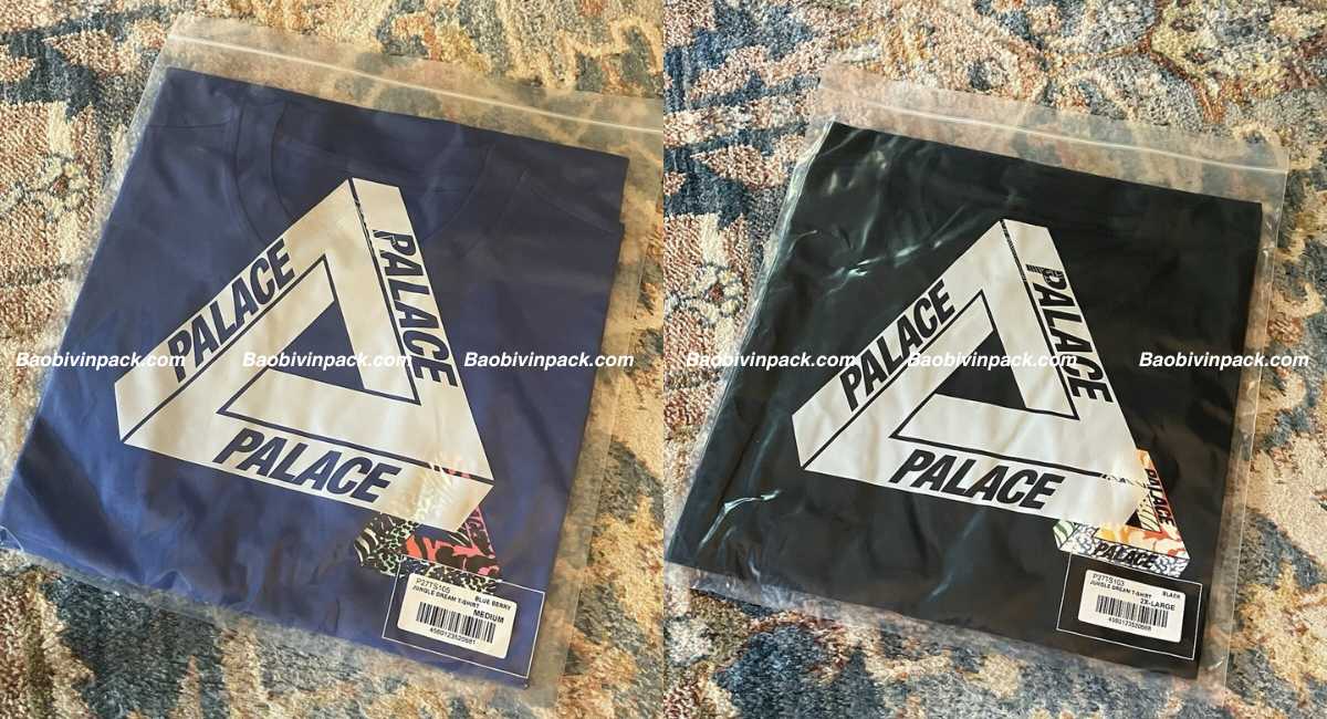 Túi zipper chỉ trắng đựng quần áo