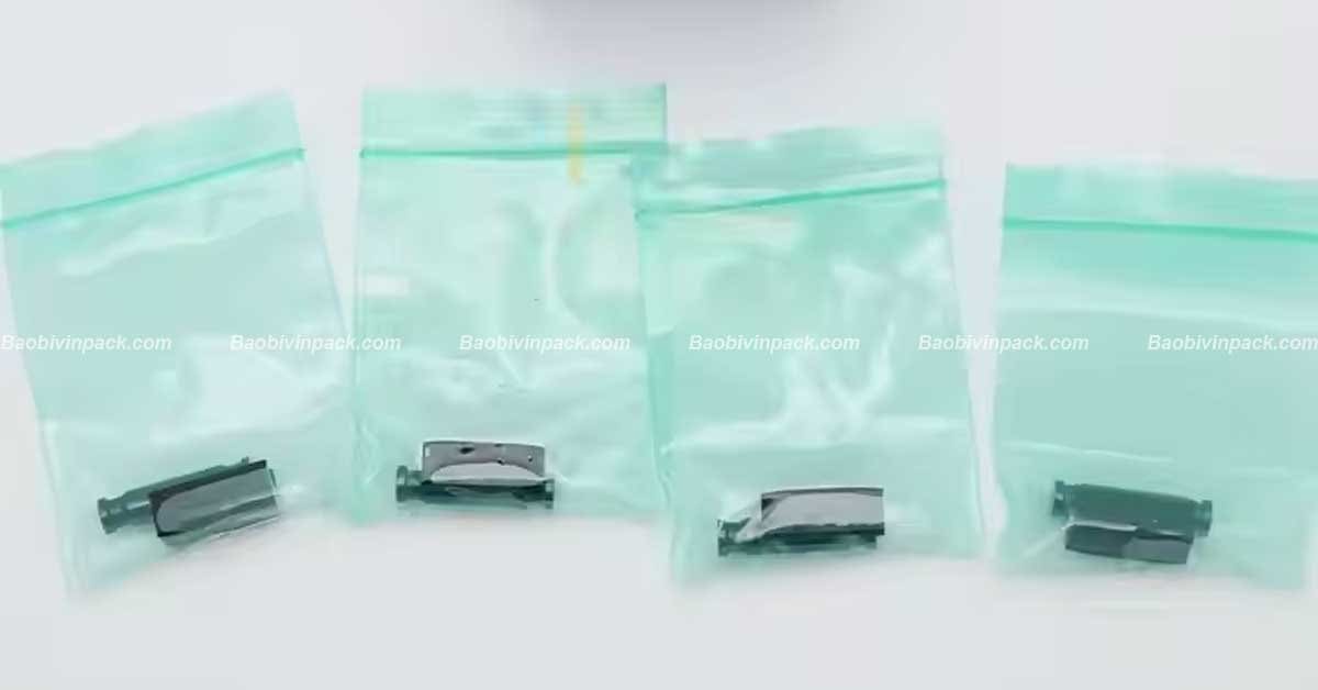 Màu sắc túi zipper chống tĩnh điện