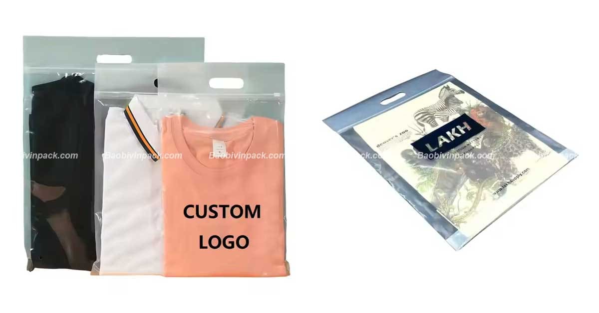 Phương pháp in ấn túi zipper quai xách đục lỗ xoài