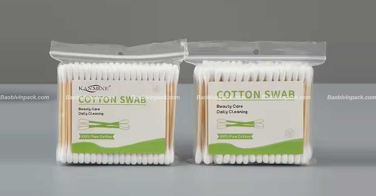 Thông tin túi zipper đựng tăm bông