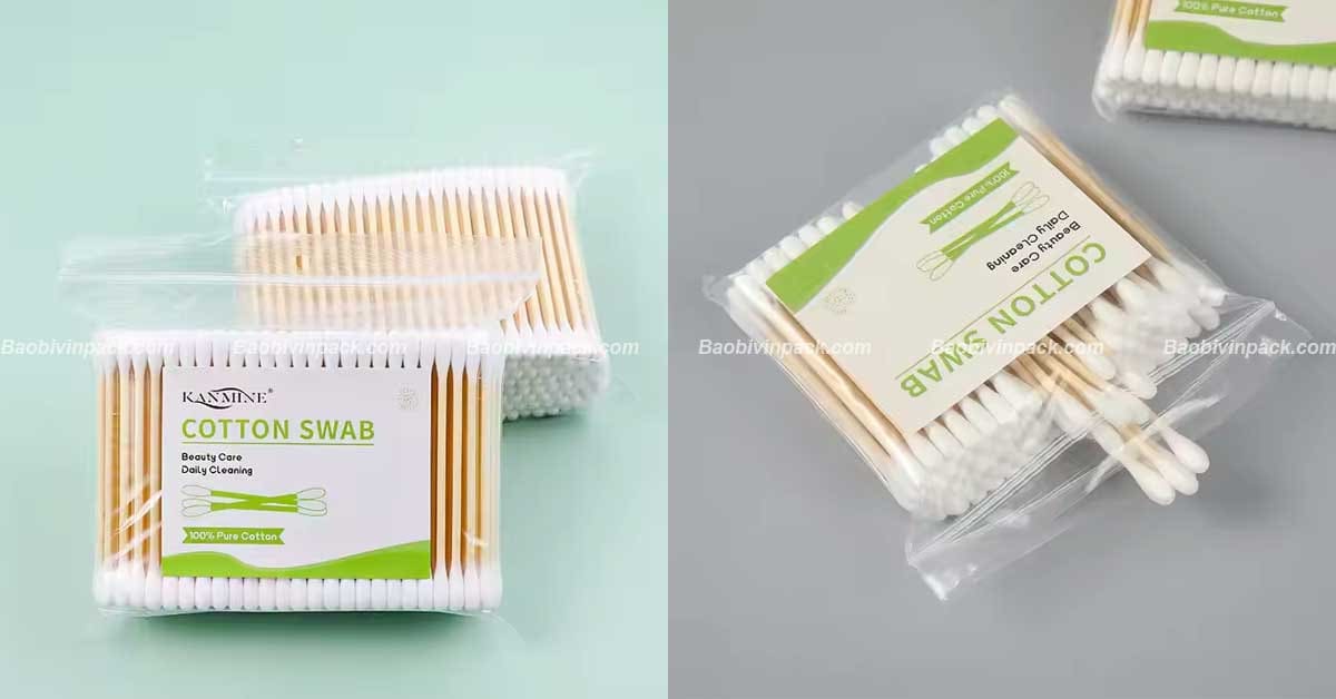 Thông tin túi zipper đựng tăm bông