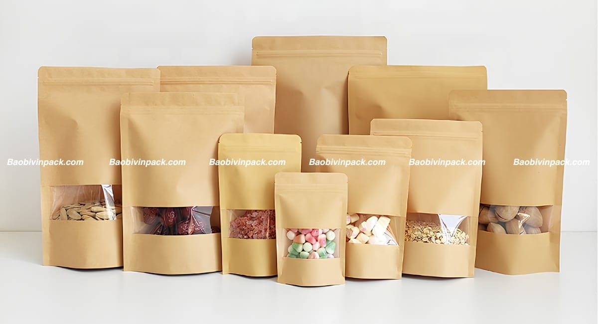 Túi zipper giấy đựng thực phẩm