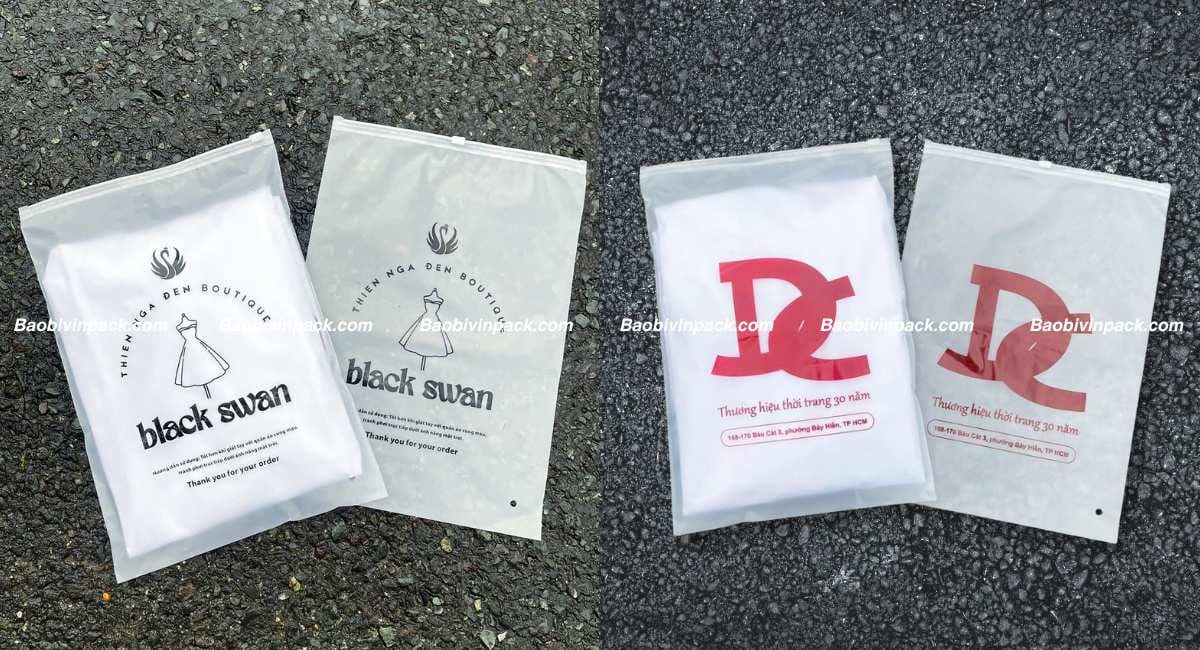 Túi zipper khóa kéo đựng quần áo