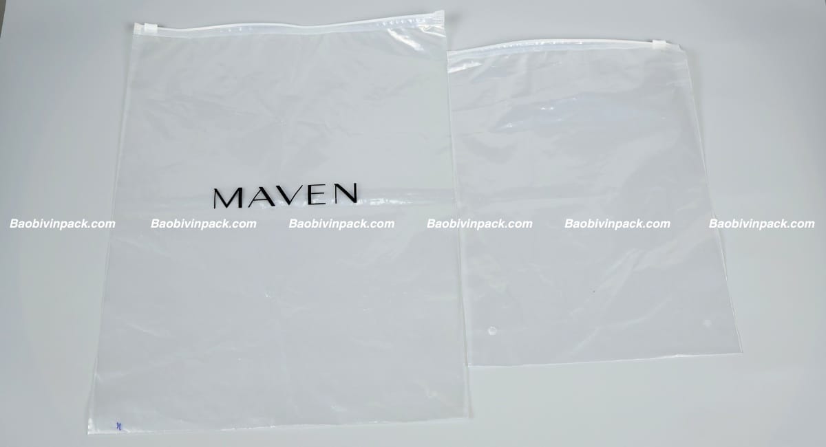 Túi zipper khóa kéo đựng quần áo