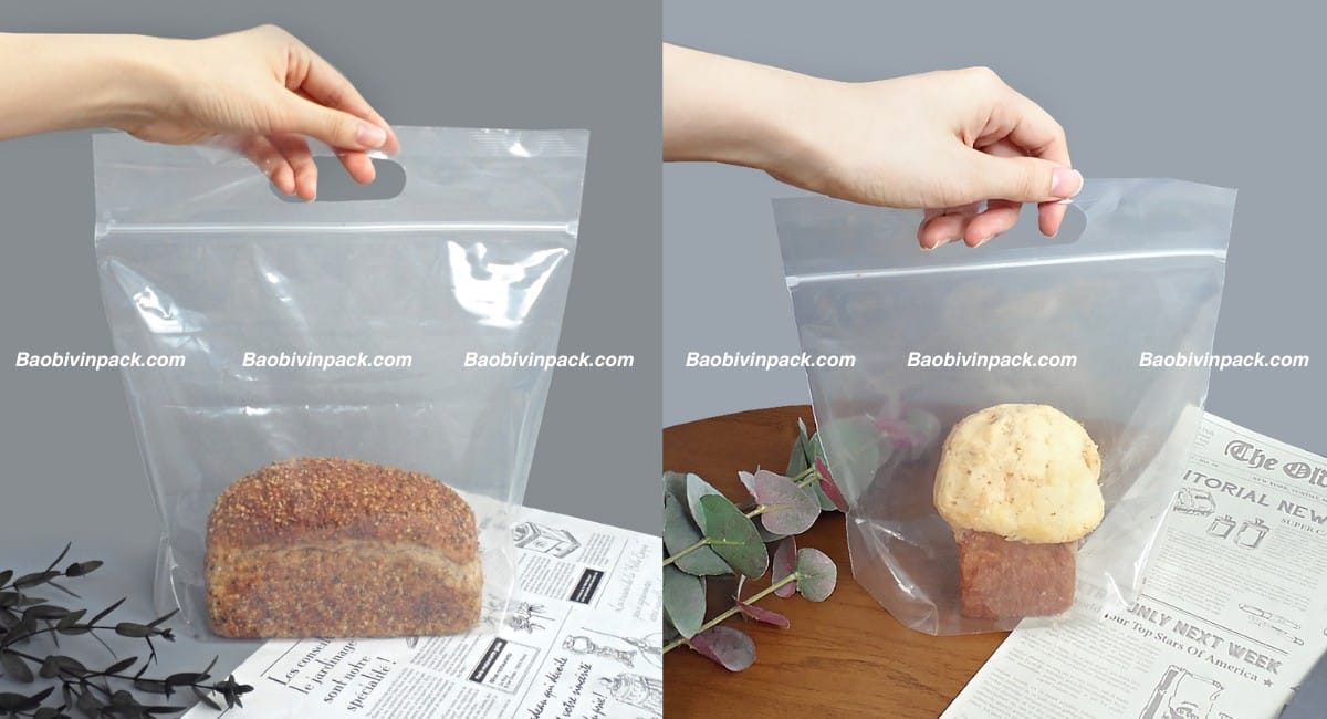 Túi zip đục lỗ xoài đựng thực phẩm