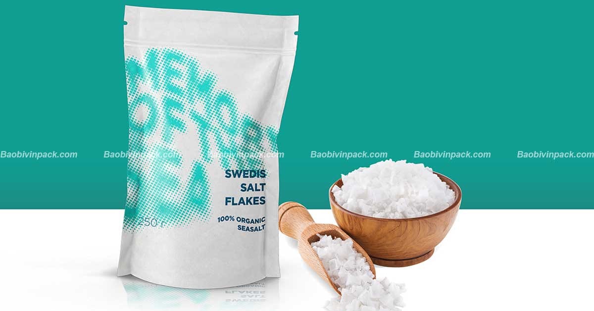 Một số mẫu bao bì đựng muối thông dụng
