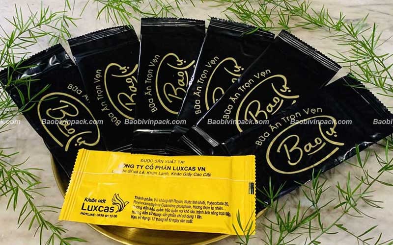 Phương pháp in ấn bao bì khăn ướt