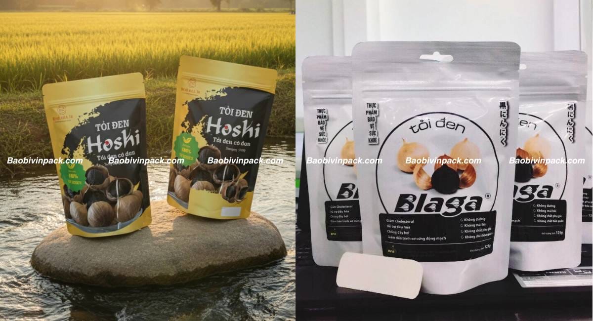 Bao bì tỏi đen