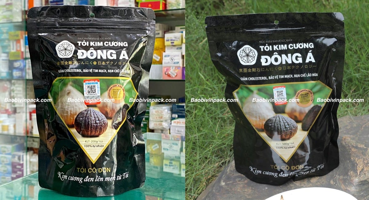 Bao bì tỏi đen