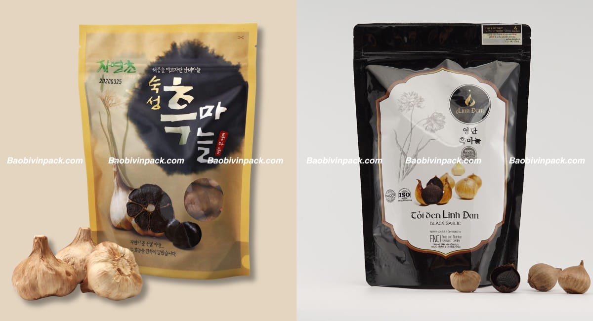 Bao bì tỏi đen