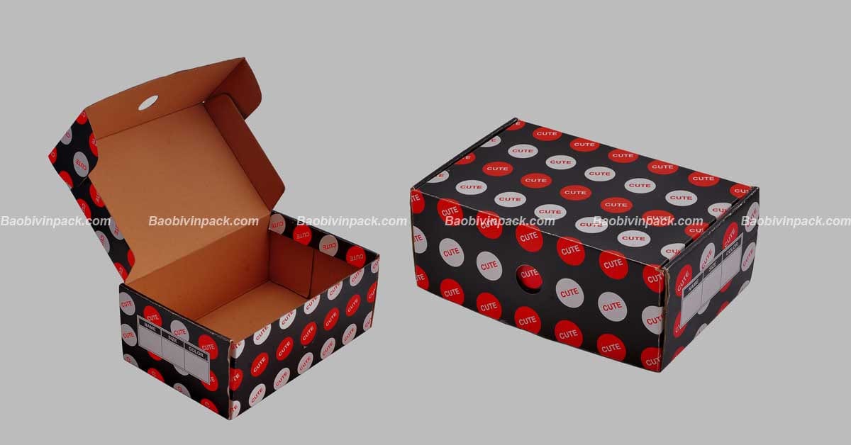 Hộp giấy đựng giày dép - 4