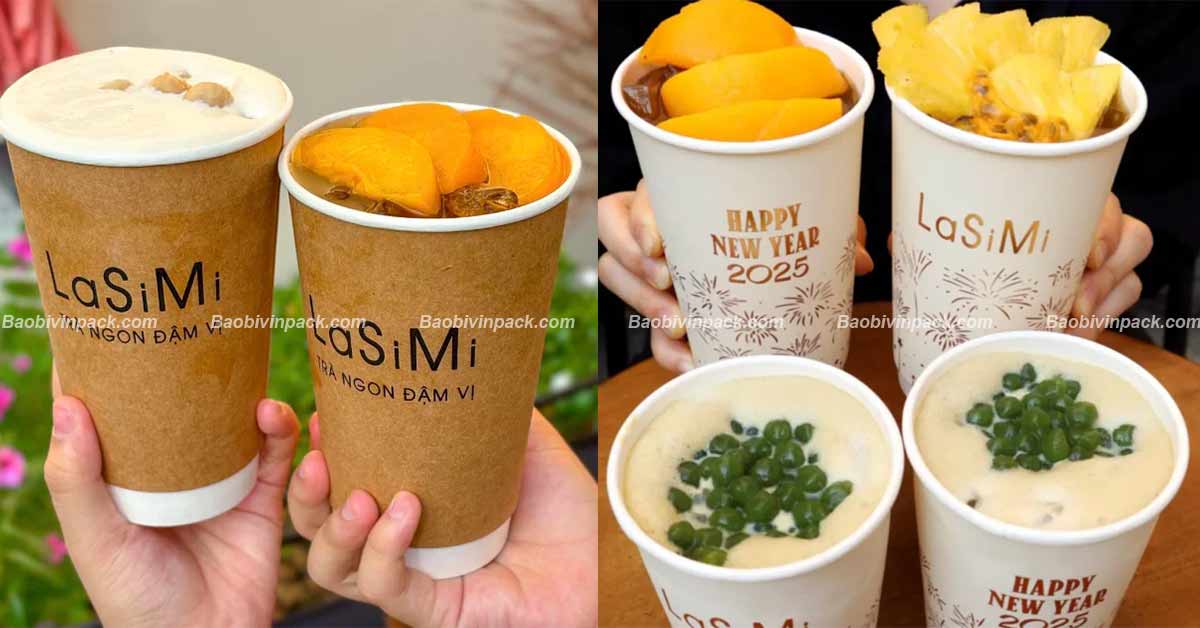 Ly giấy đựng trà sữa Vinpack