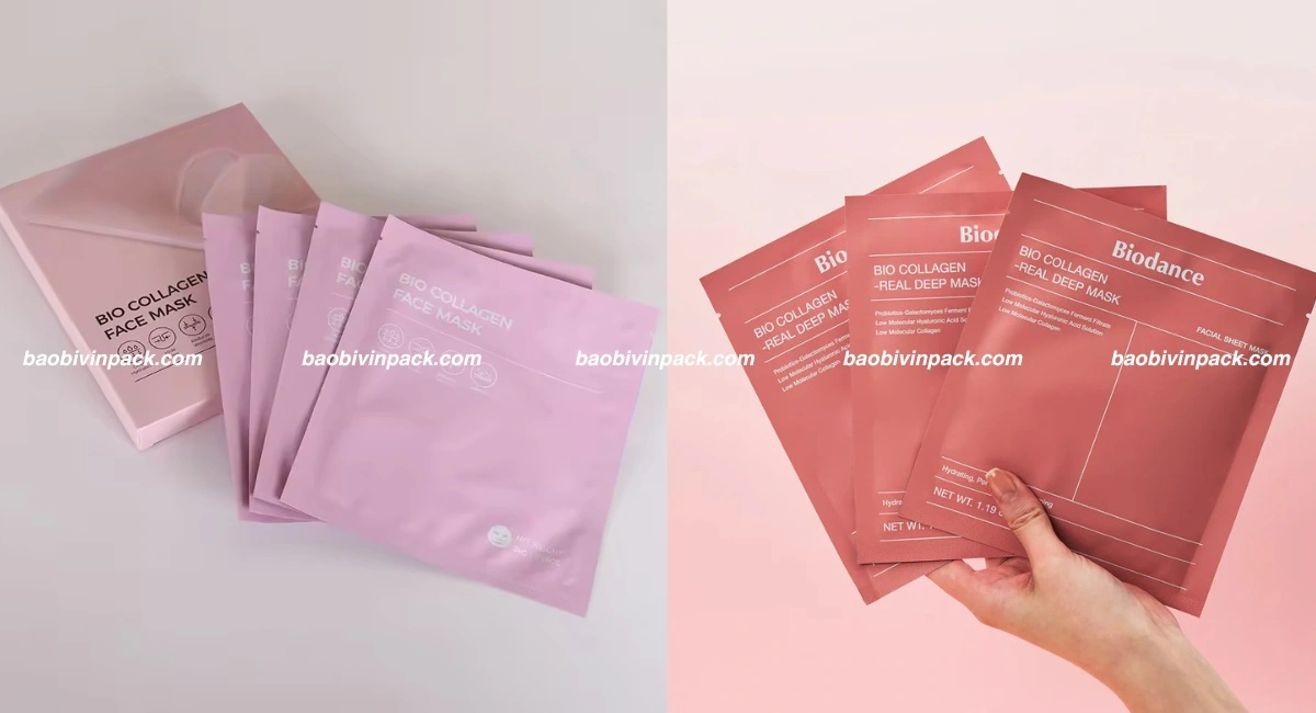 Mẫu bao bì mỹ phẩm thiết kế đơn giản tinh tế