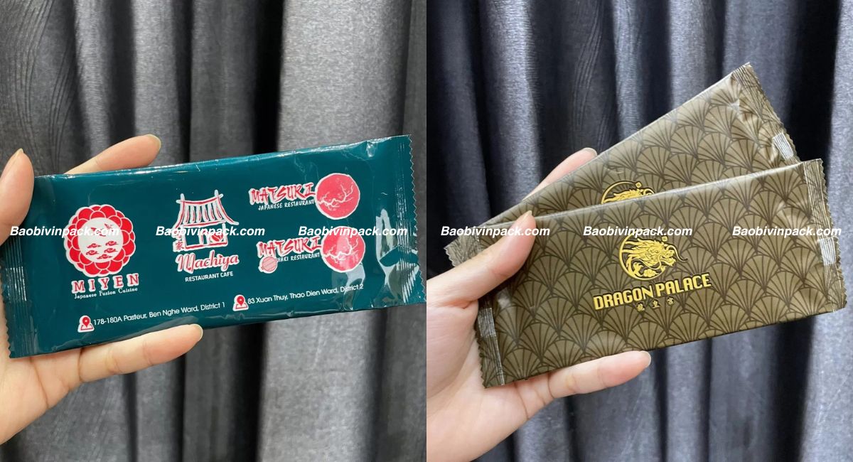 Màu sắc bao bì khăn lạnh