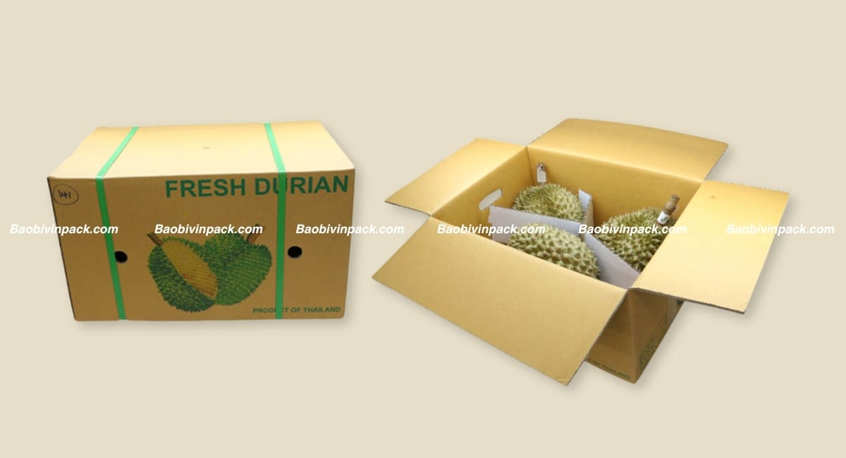 Thùng carton đựng trái cây