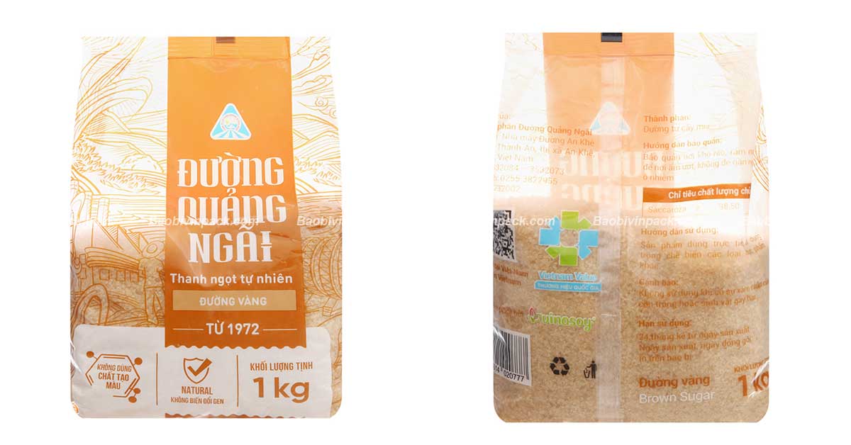 Một số mẫu túi đựng đường thông dụng