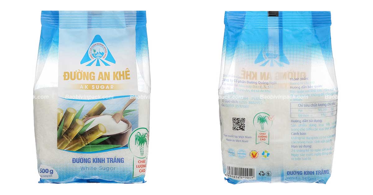 Một số mẫu túi đựng đường thông dụng