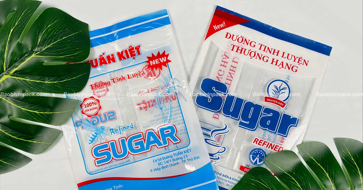 Một số mẫu túi đựng đường thông dụng