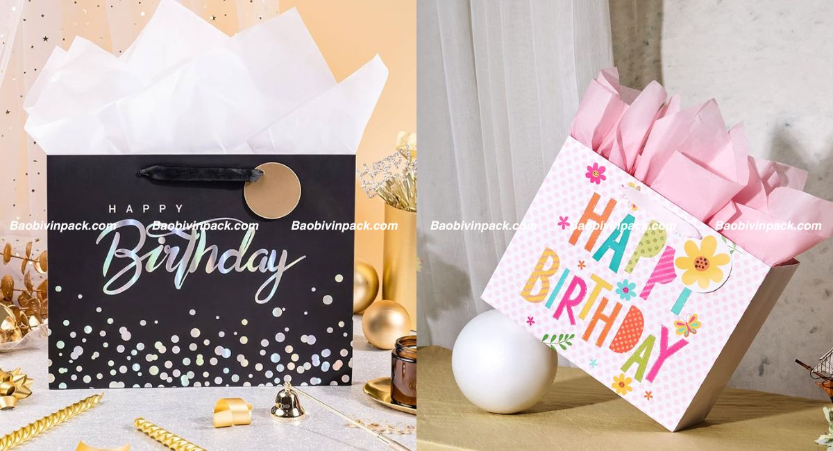 Túi giấy đựng quà sinh nhật size lớn