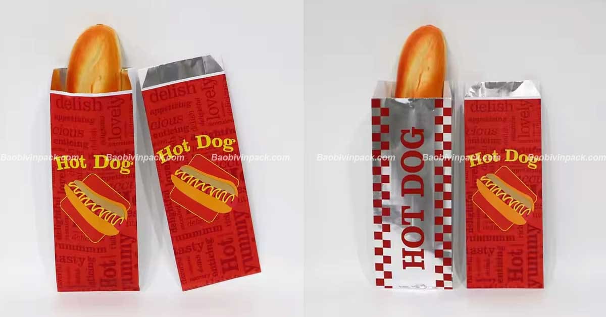 Túi giấy đựng bánh mì hotdog - 8