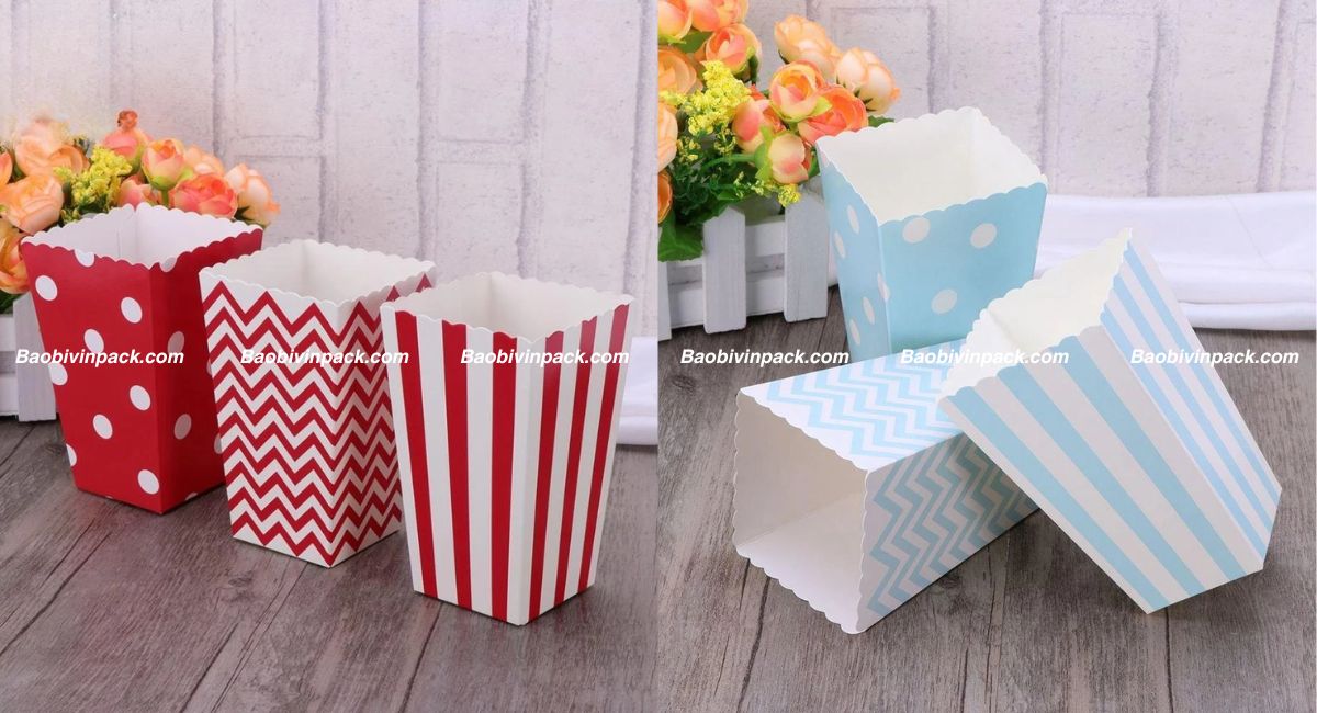 Túi giấy đựng bắp rang bơ