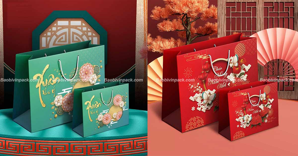 Túi giấy đựng quà tết Vinpack