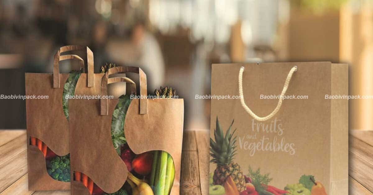 túi giấy đựng rau củ - 3