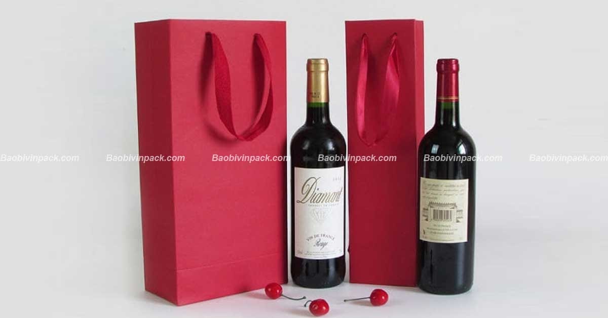 Túi giấy đựng rượu vang - 3
