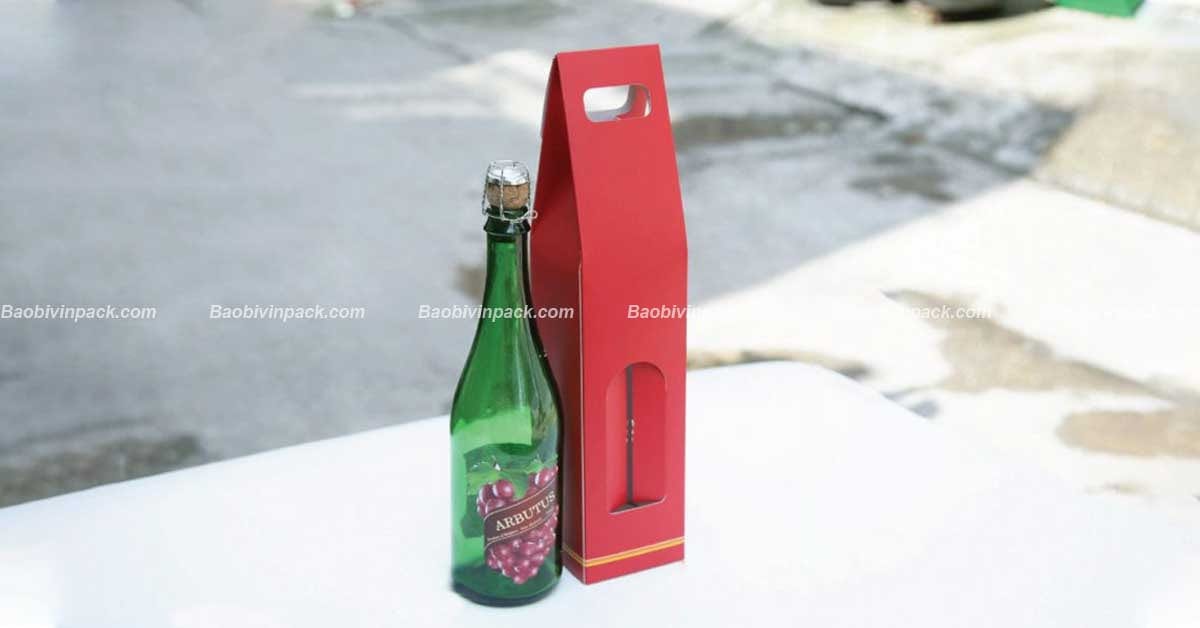 Túi giấy đựng rượu vang - 4