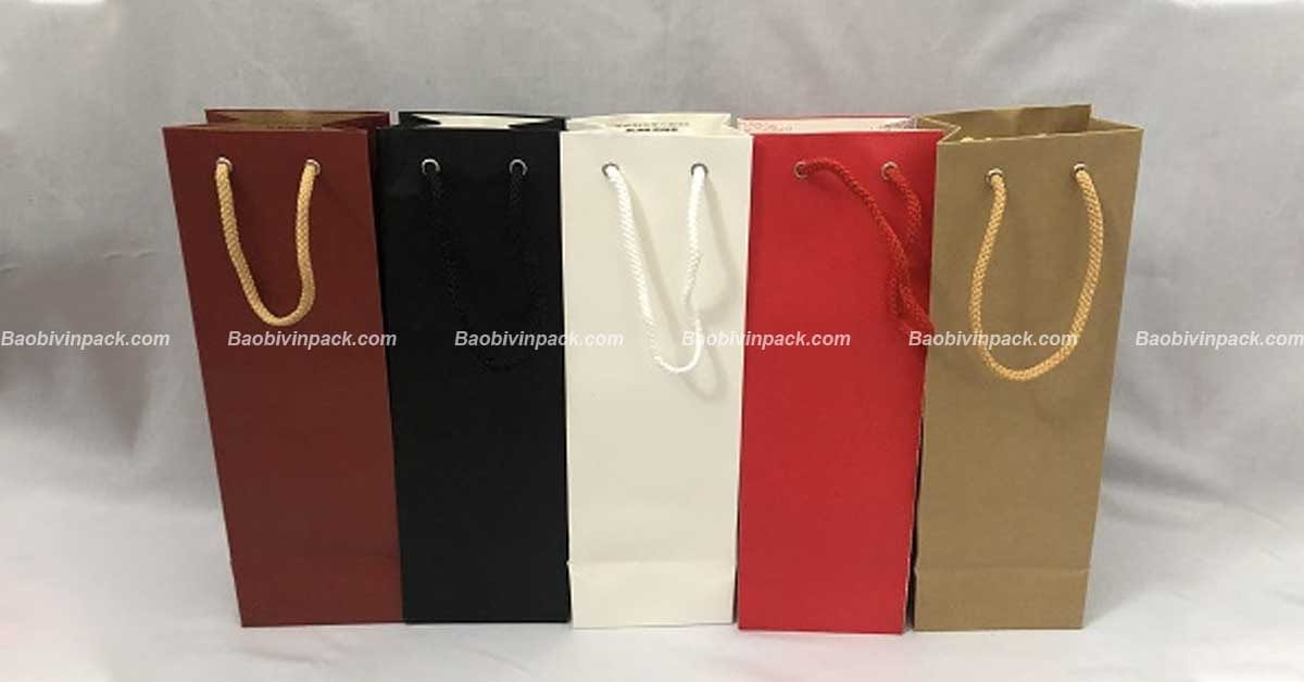 Túi giấy đựng rượu vang - 8