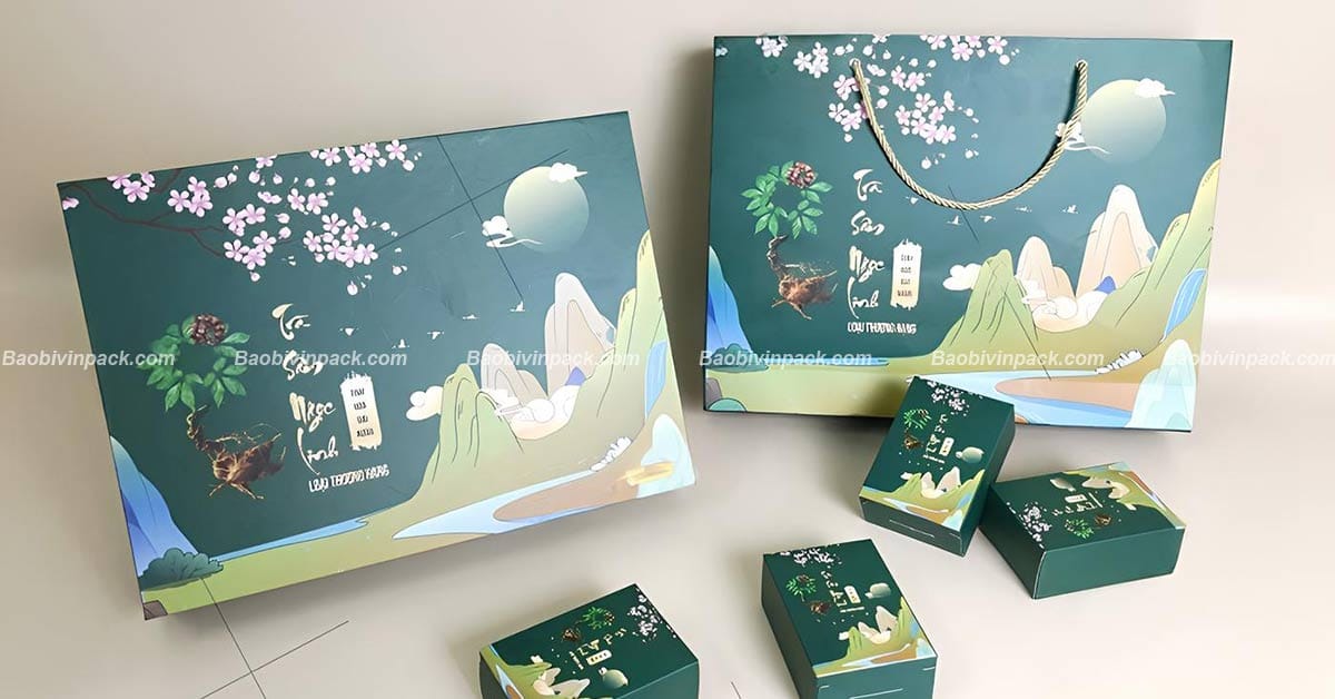 Túi giấy đựng trà Vinpack