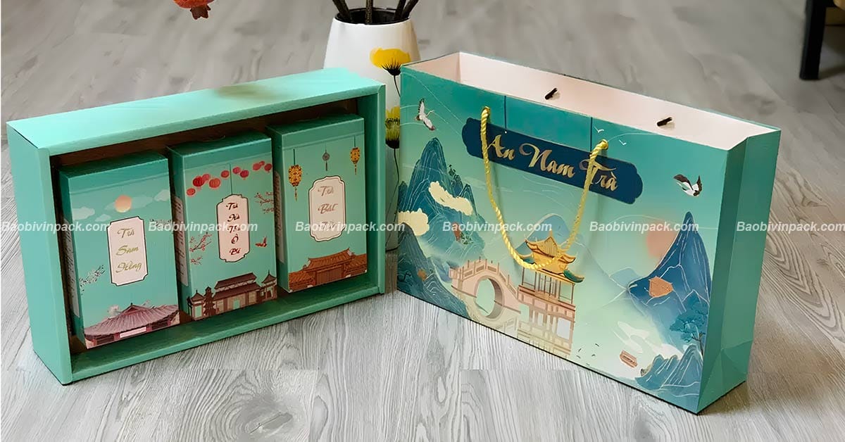 Túi giấy đựng trà Vinpack