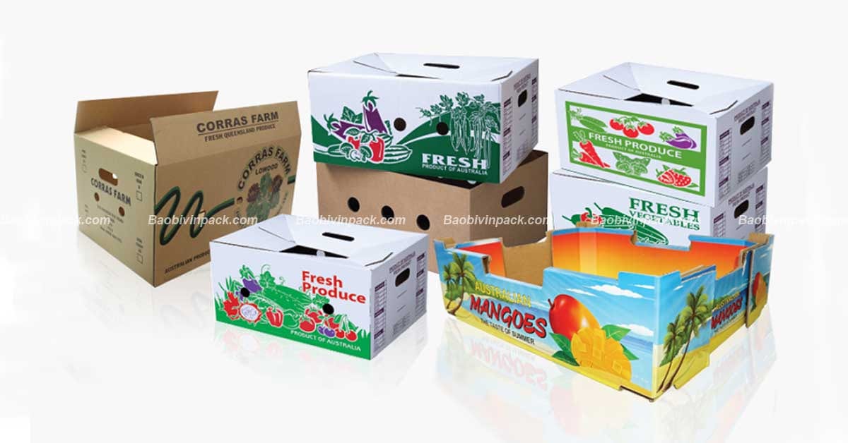 Thùng carton đựng thực phẩm Vinpack