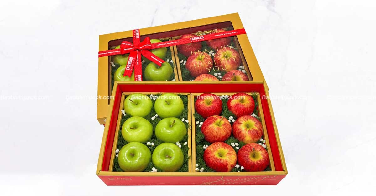 khay giấy đựng hoa quả - 1