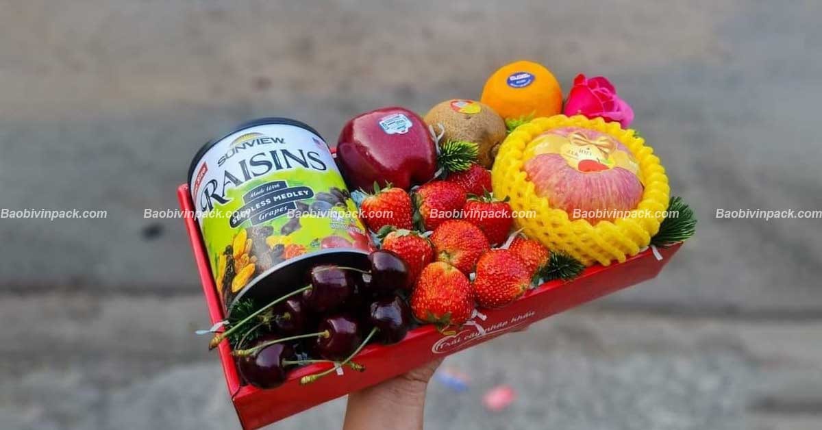 khay giấy đựng hoa quả - 3