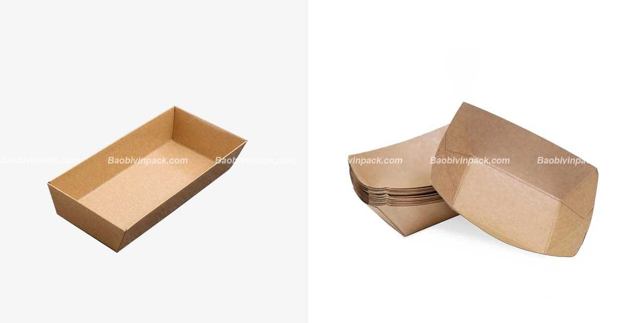 Khay giấy đựng thực phẩm - 1