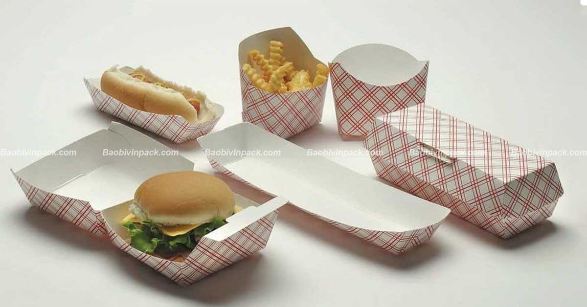 Khay giấy đựng thực phẩm - 7