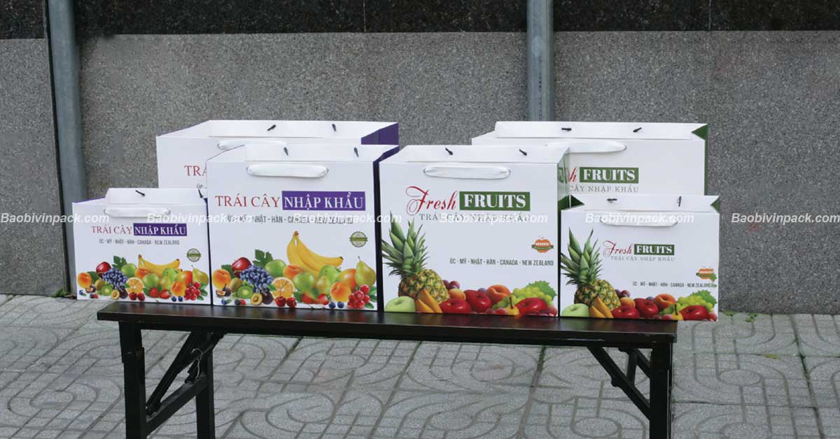 Túi giấy đựng hoa quả Vinpack