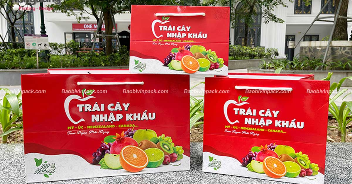 Túi giấy đựng hoa quả Vinpack