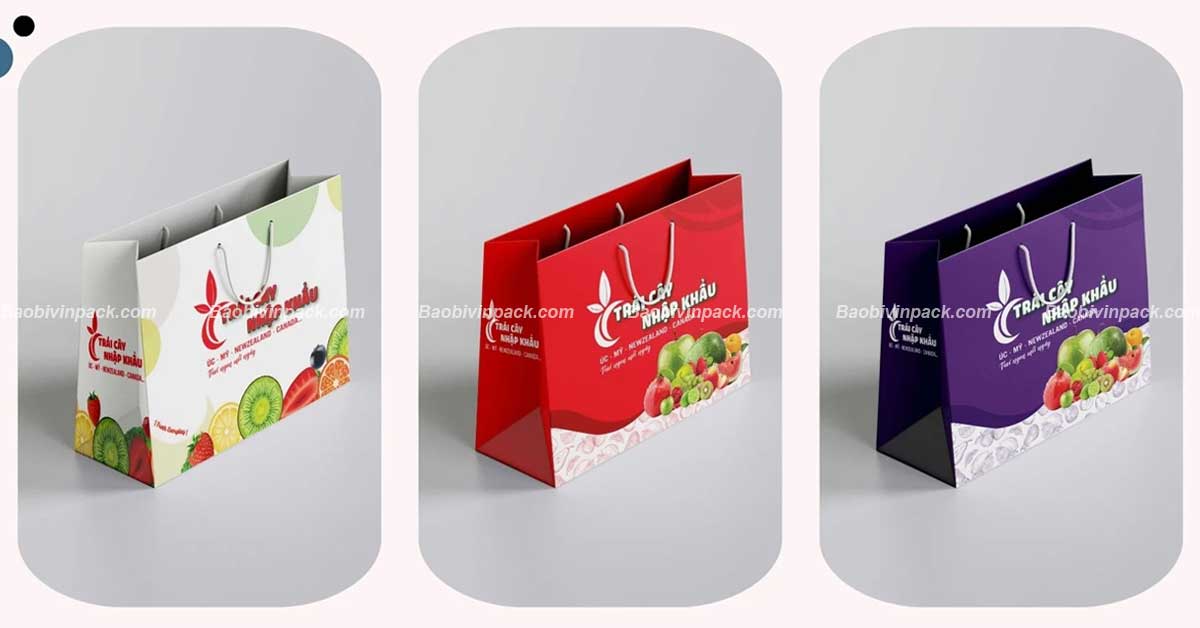 Túi giấy đựng hoa quả Vinpack