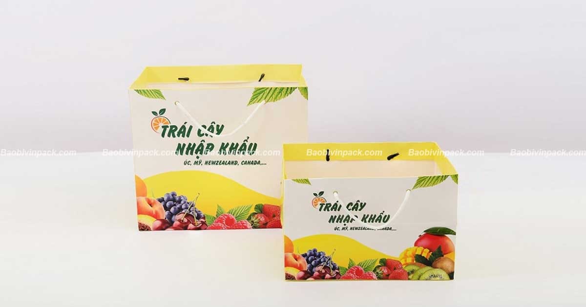 Túi giấy đựng hoa quả Vinpack