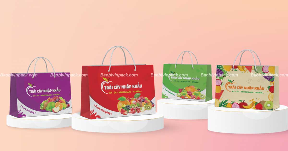 Túi giấy đựng hoa quả Vinpack