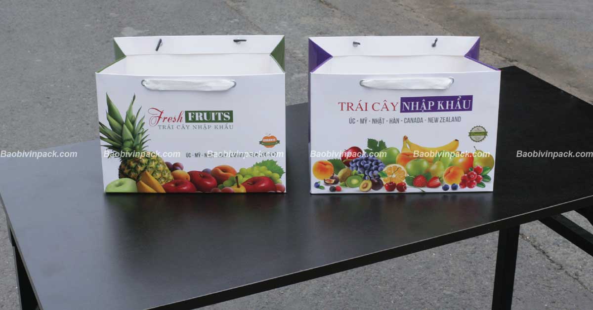 Túi giấy đựng hoa quả Vinpack