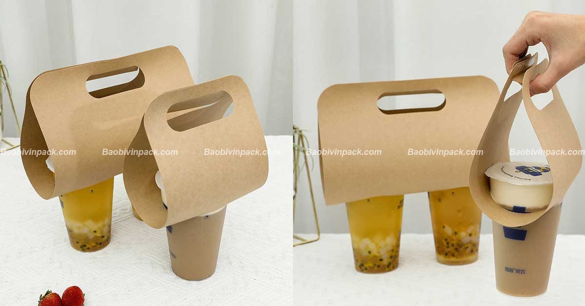 Túi giấy đựng ly - 1