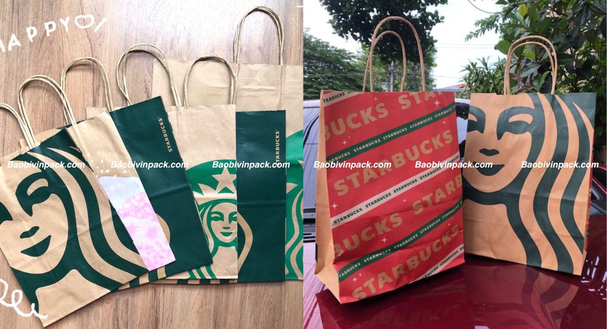 Kích thước túi giấy đựng ly