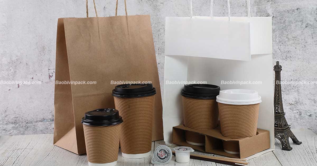 Túi giấy đựng ly - 5