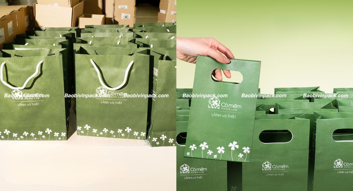 Mẫu túi giấy đựng mỹ phẩm