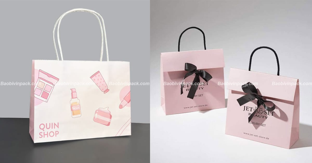 Túi giấy đựng mỹ phẩm Vinpack